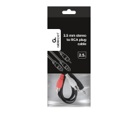 GEMBIRD Kabel MiniJack/ 2XRCA 2.5M (CCA-458-2.5M) - 64385 - zdjęcie 2